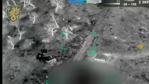 Russians Hiding From Ukrainian Drones in a Toilet