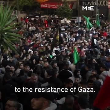 RELEASED PALESTINIAN PRISONERS WELCOMED IN THE WEST BANK