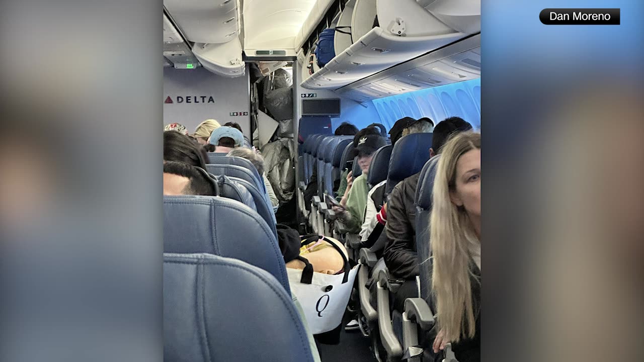 Delta aircraft slide accidentally deploys after plane diverted to Salt Lake City