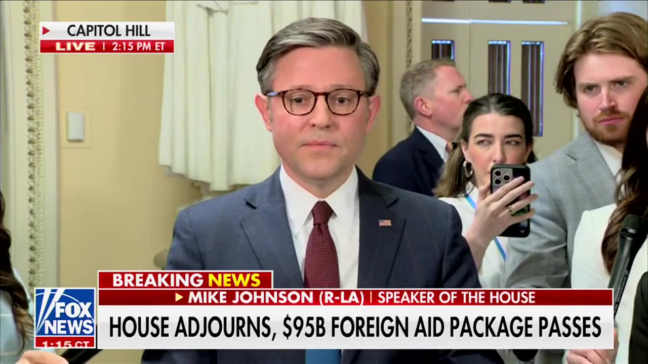 House Passes Mike Johnson's Foreign Aid Package