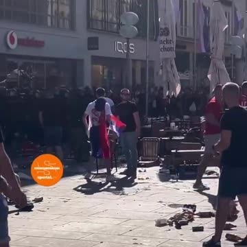 Denmark - Serbia, riots and arrests in the center of Munich