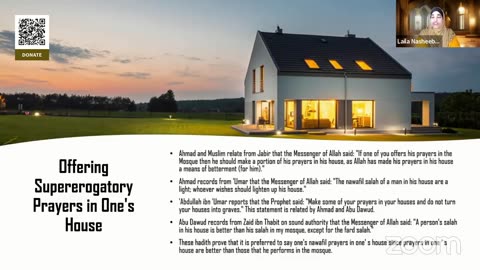 The Voluntary Prayers / Hadith for Muslim Women