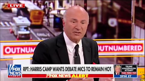 Mr. Wonderful nails Kamala for her plan to hide until the election...