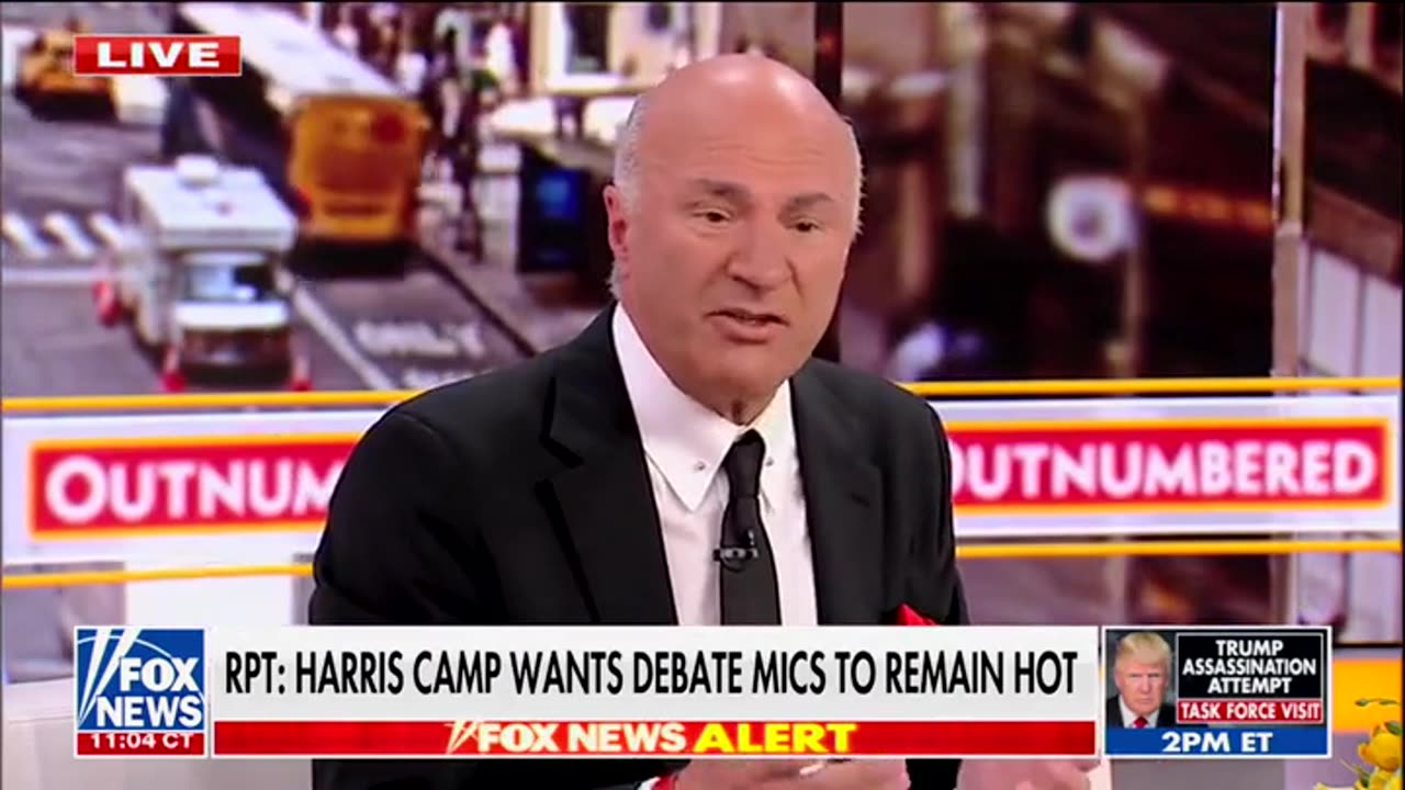 Mr. Wonderful nails Kamala for her plan to hide until the election...