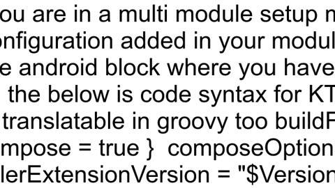 Android jetpack compose NoSuchMethodError No static method setContent