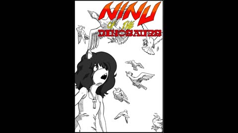 Ninu of the Dinosaurs Comic Panel Time Lapse