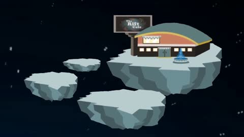 The Rift cafe (Animation) dark night Version