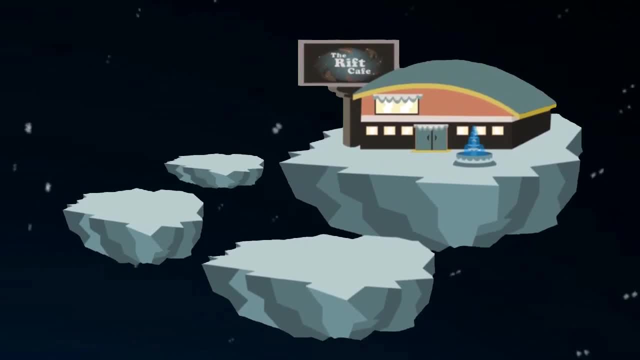 The Rift cafe (Animation) dark night Version