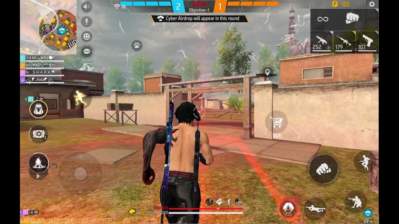 7 Kills Free Fire CS Ranked Gameplay Boooyyahh