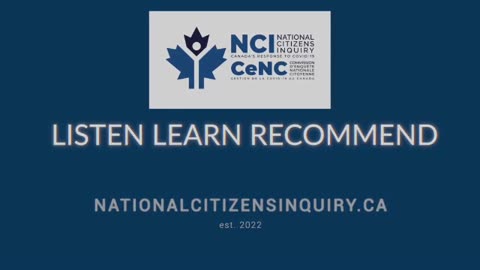 Reconvening of the Hearings: Unveiling the Final #NCI Commissioner's Report - Nov 28 2023