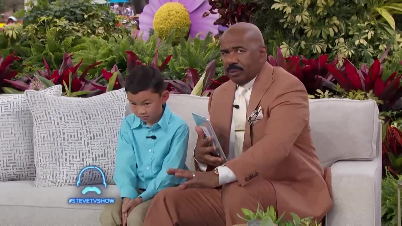 An Unbelievable 8-Year-Old Math Genius! II STEVE HARVEY