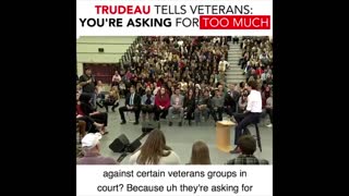 Trudeau supports Ukraine not Canadians