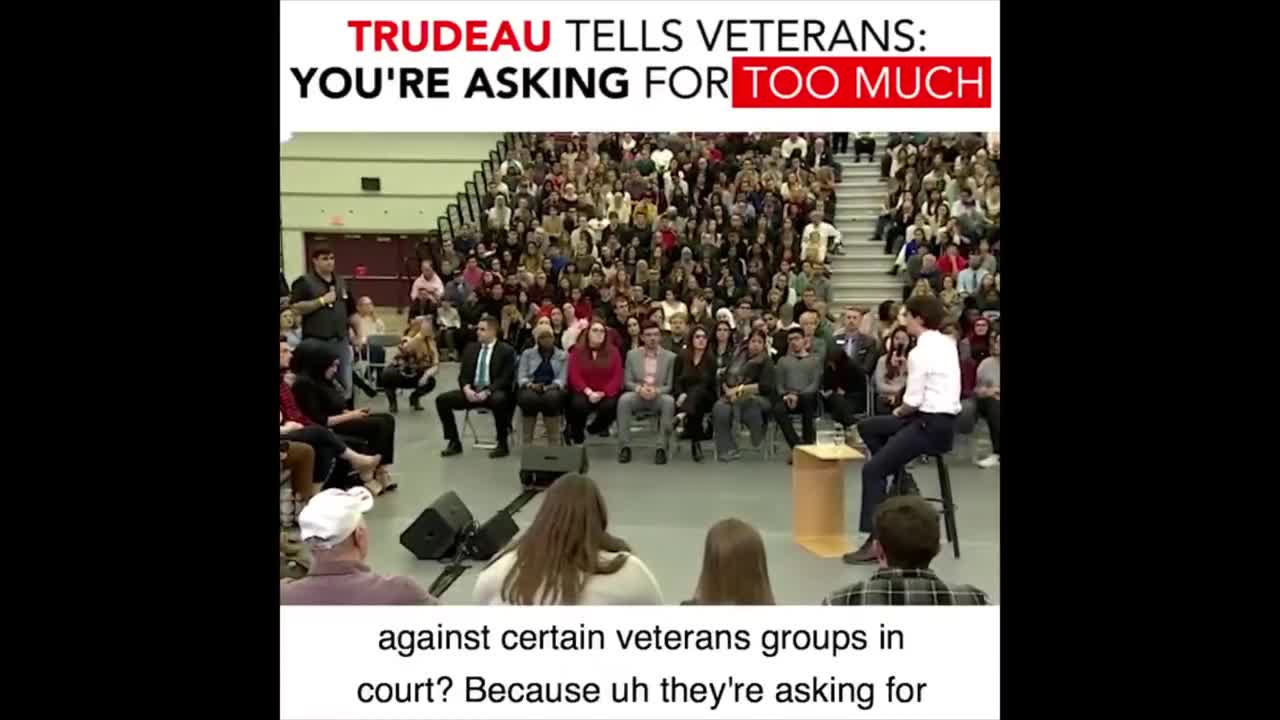 Trudeau supports Ukraine not Canadians
