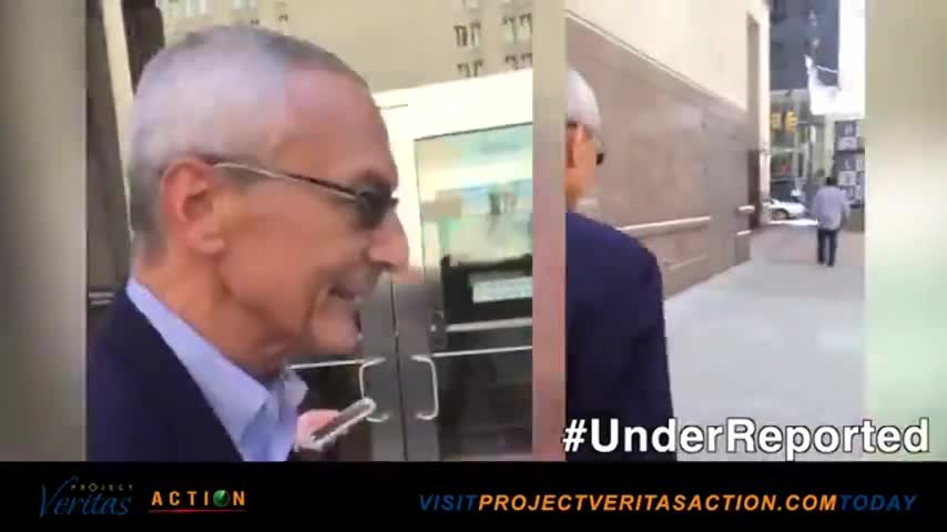 John Podesta Gets Hostile With James O'Keefe Over Hidden Cam Footage