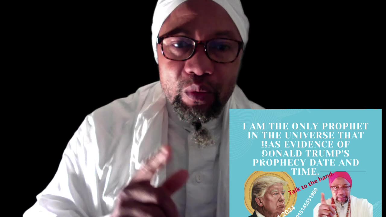 I am the only prophet in the universe that has evidence of Donald Trump's prophecy date and time.