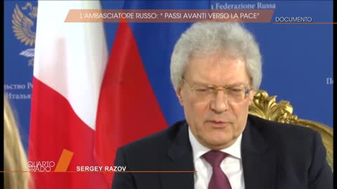 🔴 Intervista a Sergey Razov, Ambasciatore Russo in Italia (01/04/2022)