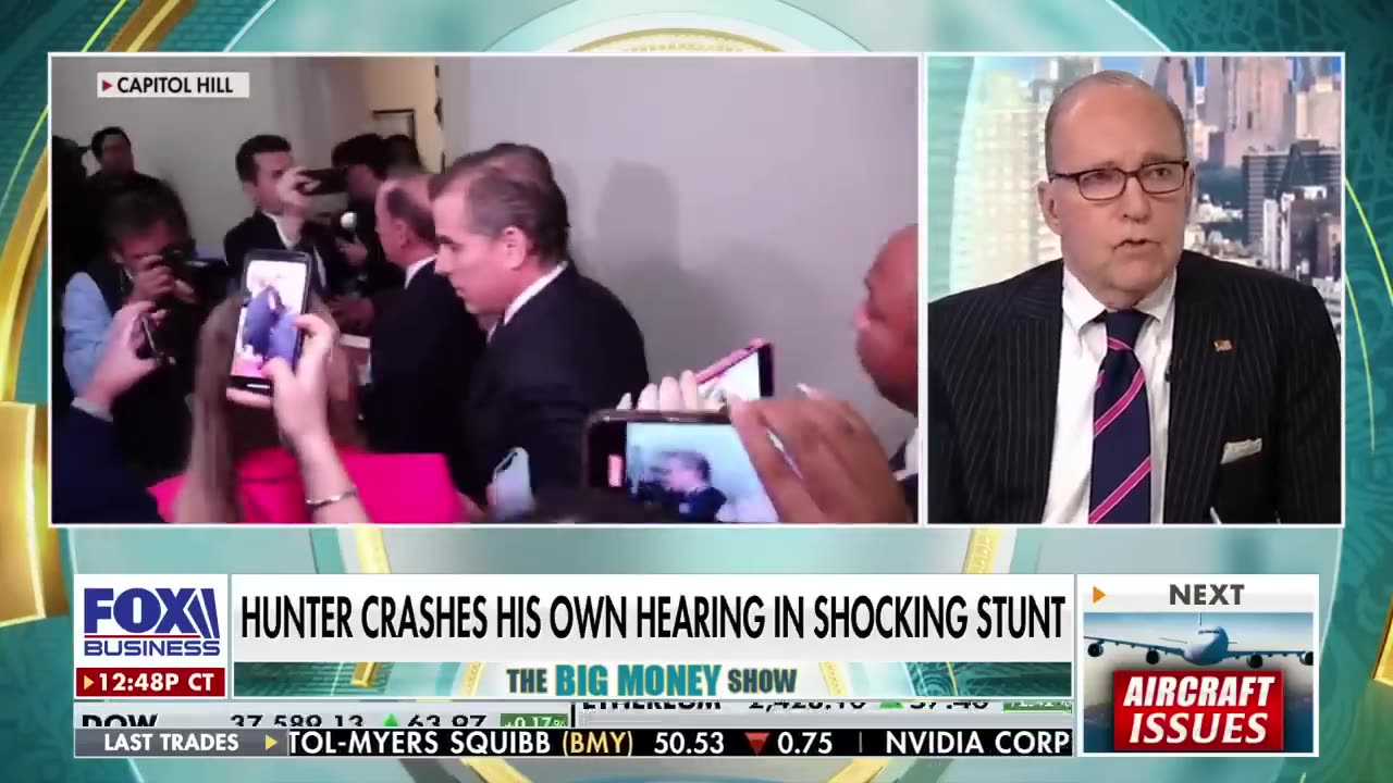 ‘SPOILED BRAT’: Kudlow rips Hunter Biden for crashing hearing in shocking stunt