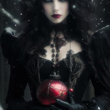 Winter Queen | Gothic Queen | Gothic Woman | Gothic Girl | AI Art