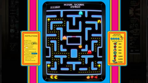 Ms. Pac-Man arcade (Midway 1983) Retroarch gameplay