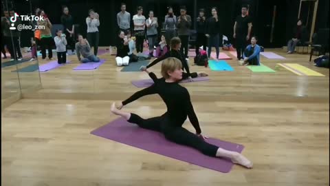 Yoga Demonstration, Tokyo, Japan