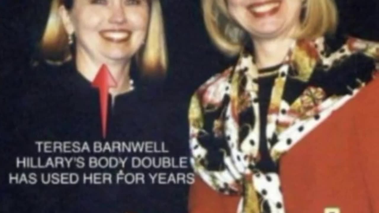 Hillary’s Body Double Actress Teresa Barnwell Playing Hillary’s Body Double For Years‼️