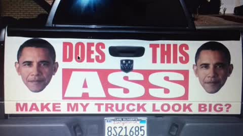 My old truck. This sticker created a shit ton of responses from all sides of the spectrum