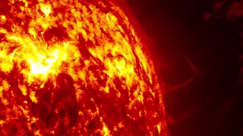 Nasa massive solar eruption/close up