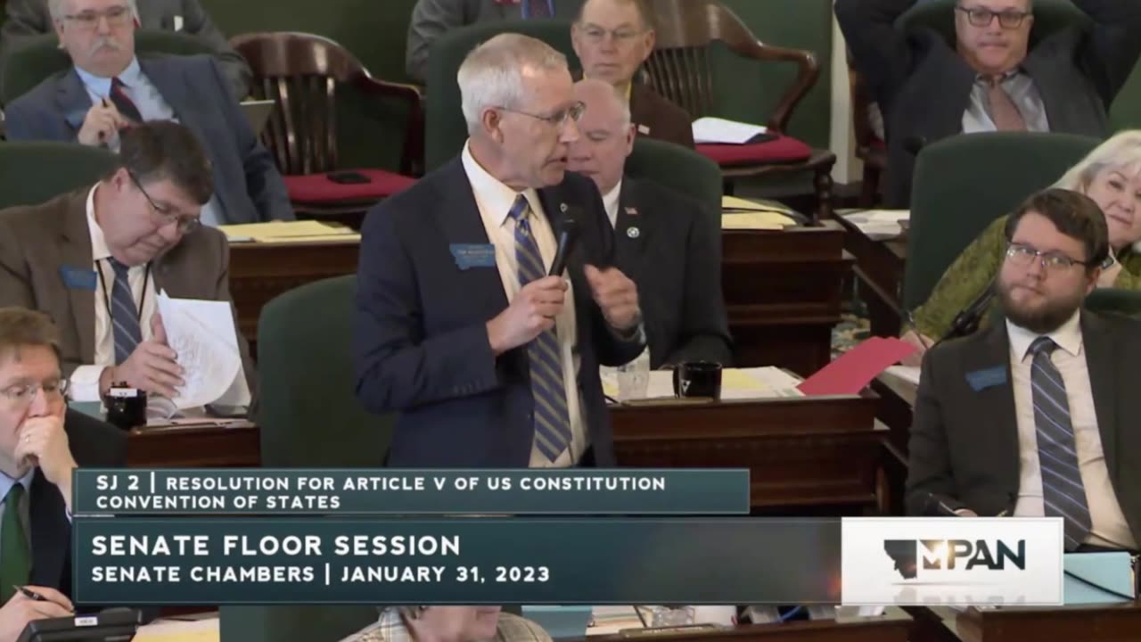 Sen. Tom McGilvray Introduces Convention of States Resolution in Montana (2023)