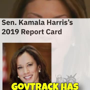 Senator Harris was ranked “The Most Left” by nonpartisan GovTrack