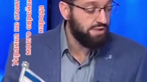 Michael Finkel, an Israeli rabbi, was invited by Ukrainian TV,