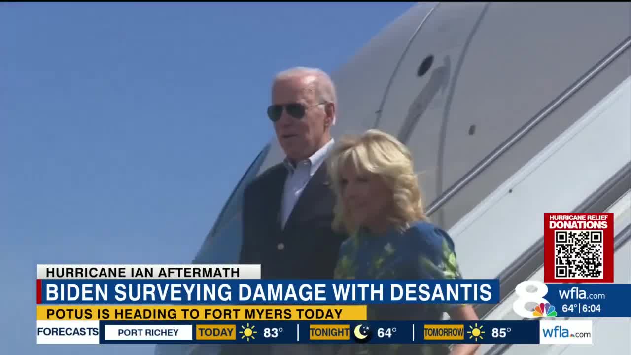 President Biden to visit hurricane ravaged areas with Governor DeSantis