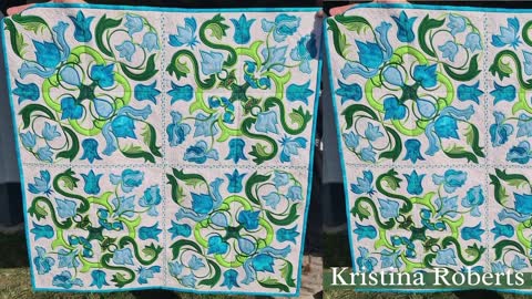 Mirrored Floral Quilt May Sew Along Winners