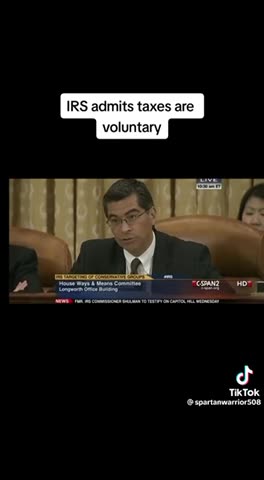 Former IRS commissioner admits that paying taxes is totally VOLUNTARY.