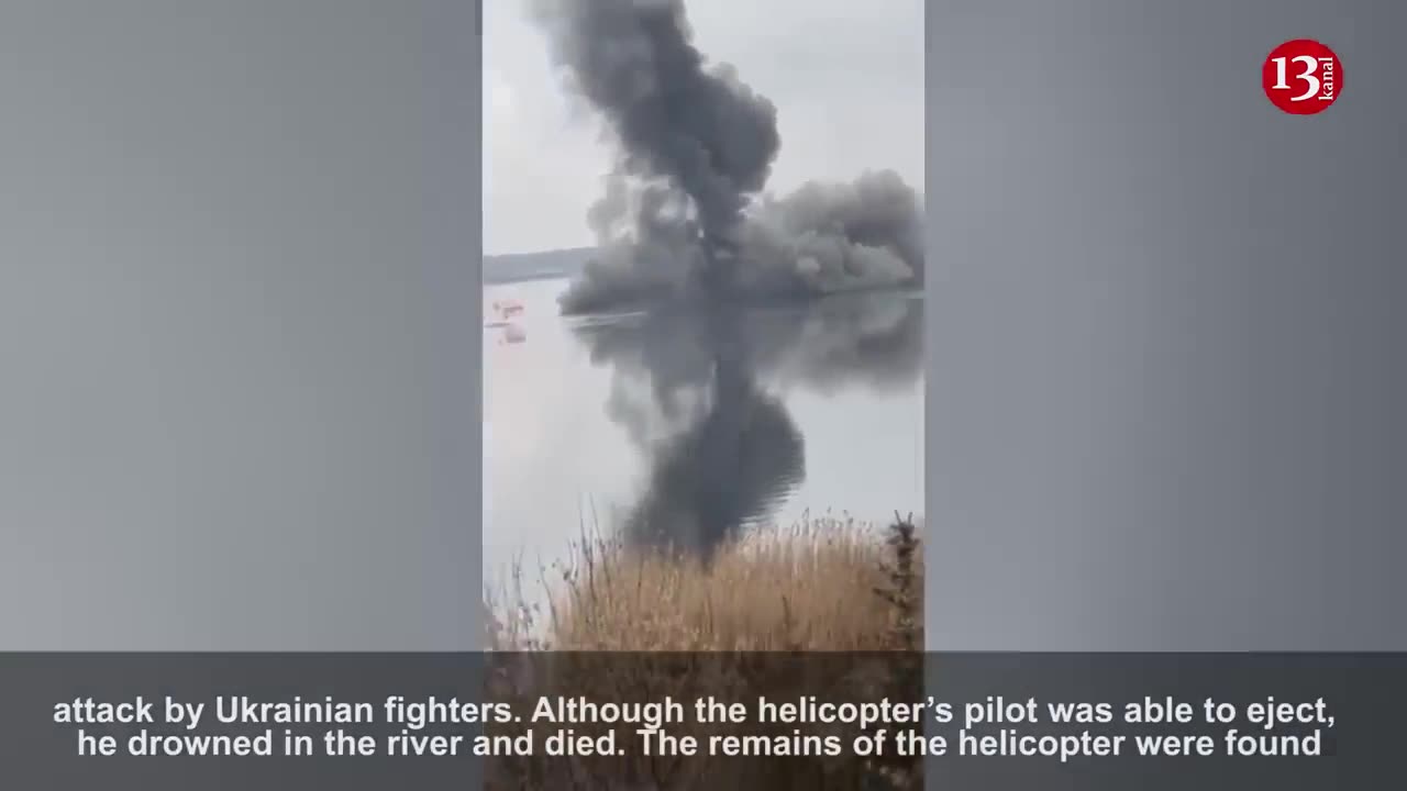 “Russian Pilot’s last flight” Footage of Russian military helicopter downed in Ukraine released