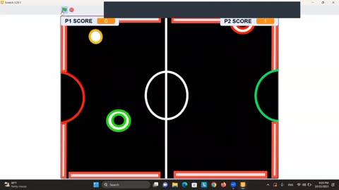 How to make Air Hockey Game in Scratch