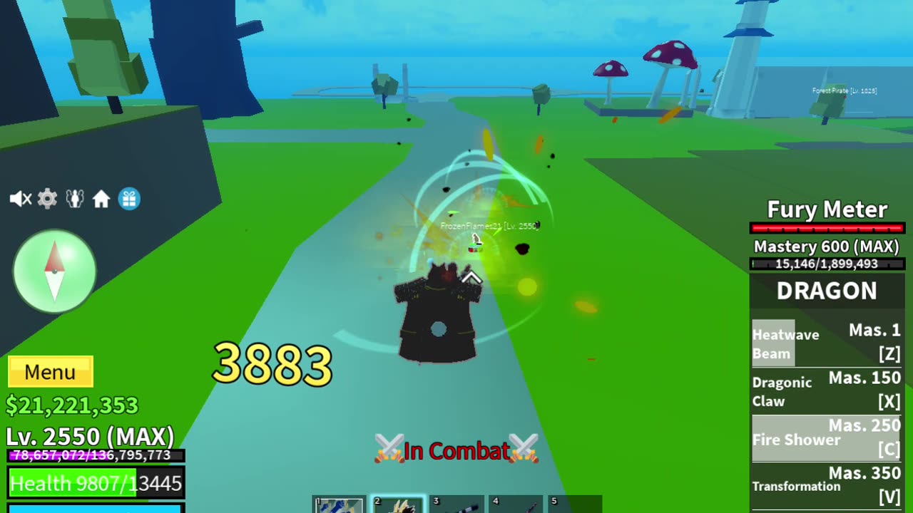 Blox Fruits - PvP practice part 2