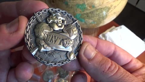 US Navy Popeye Don’t Tread On Me 1775 Patriotic Collectible Challenge Coin