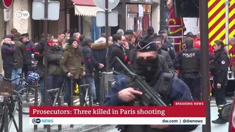 Shooting in Paris leaves at least 3 dead DW News