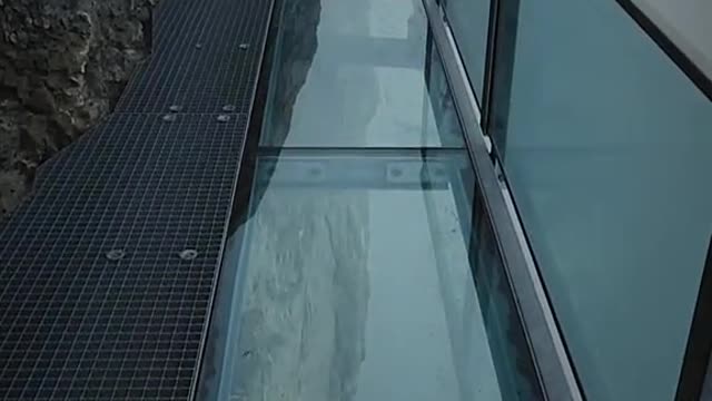 Would you dare to walk on this 😱