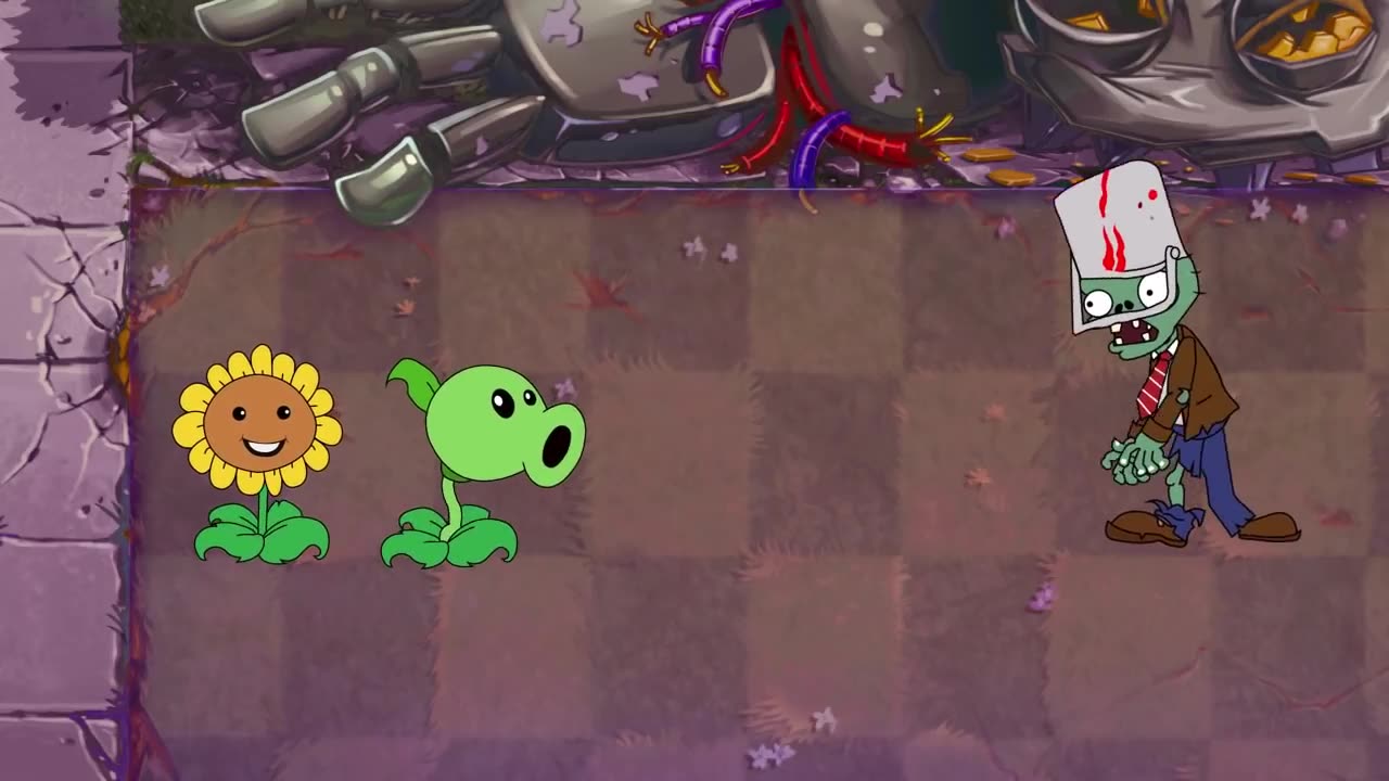 PLANTS VS ZOMBIES HEROES - Episode 2 - Peashooter Heroes Max level Pow up!vs Zombies Heroes