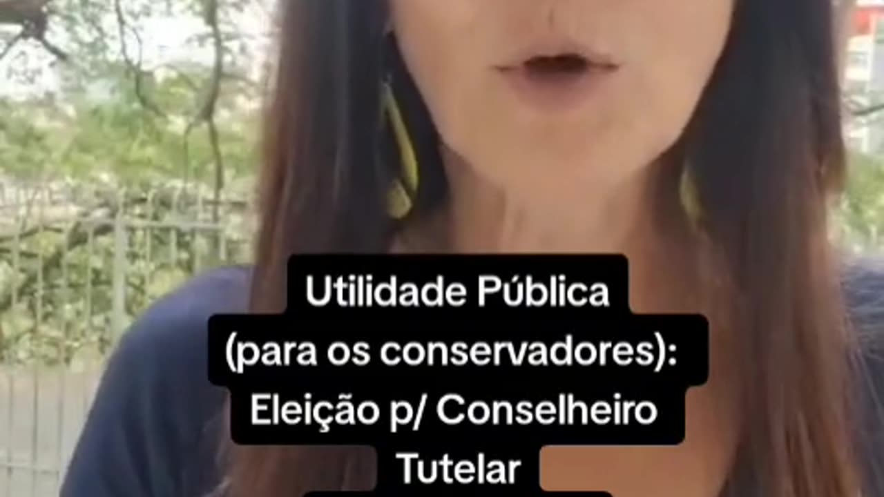 Utilidade pública para os conservadores - Eleição do Conselho tutelar.