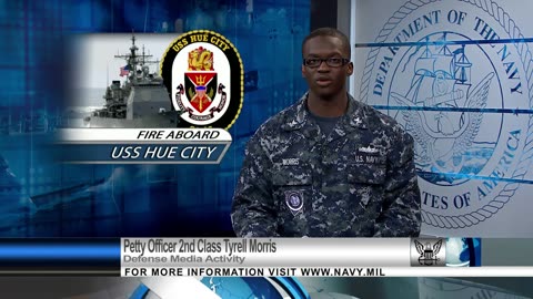 Fire Aboard USS Hue City Resumes Normal Operations SRB Updates