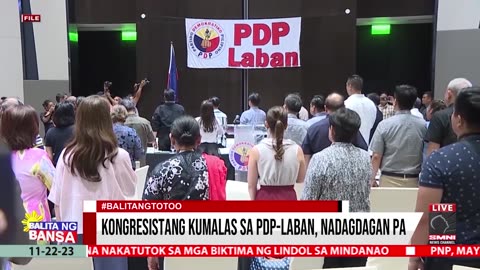 Kongresistang kumalas sa PDP-Laban, nadagdagan pa