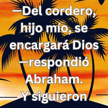 "Le Sacrifice d'Isaac : Genèse 22:8"