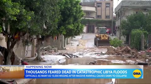 At least 3,000 dead and 10,000 more missing in Libya after massive flooding l GMA