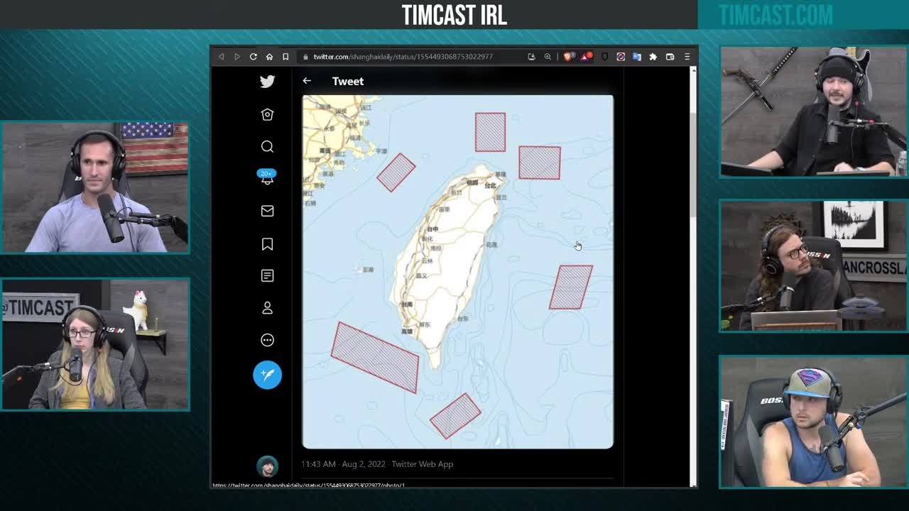 Timcast, Angela McArdle, & Corey DeAngelis Discuss China's Threats Over Taiwan