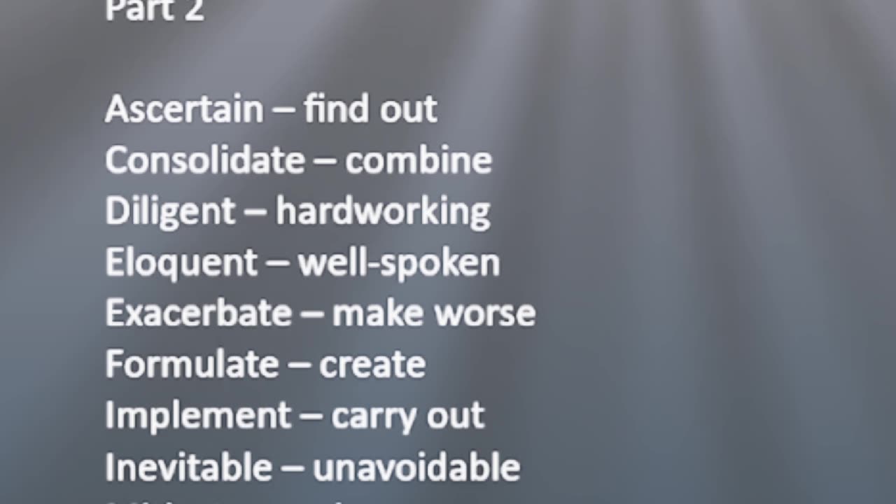 difficult to simple words