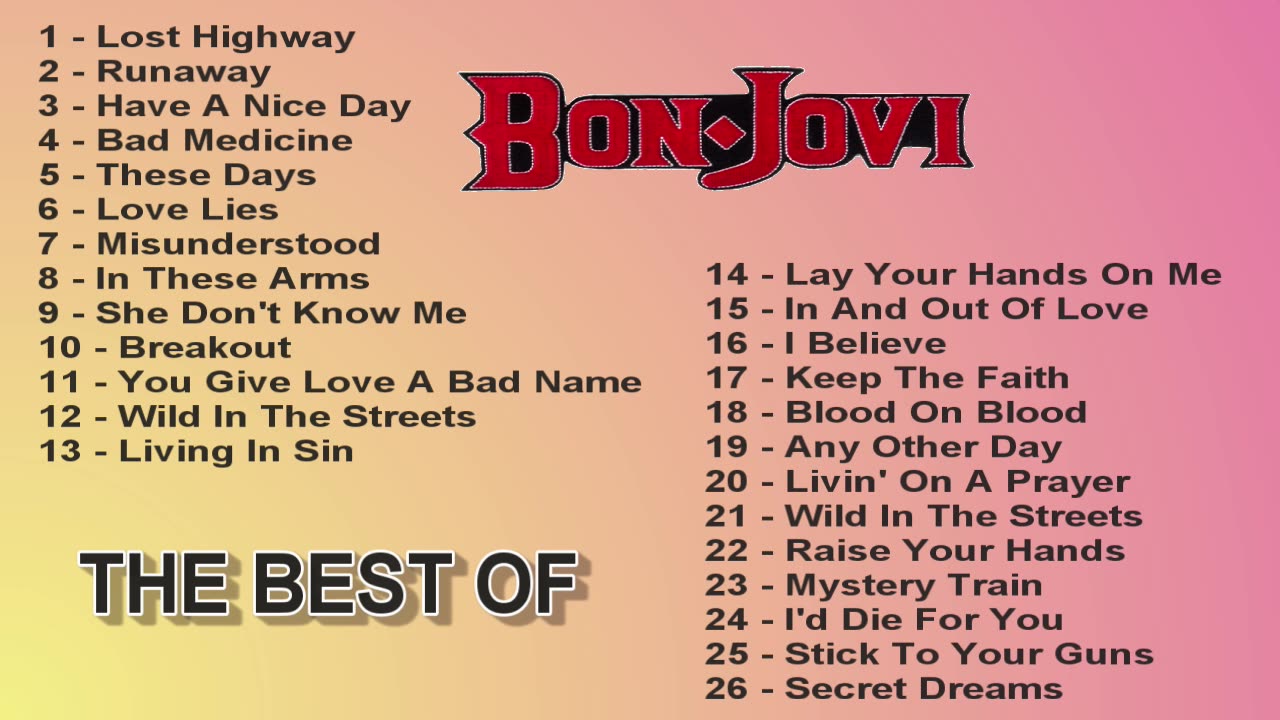 BON JOVI - THE BEST OF