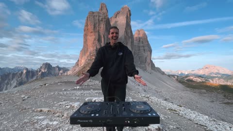 sunrise deep house mix at the dolomites