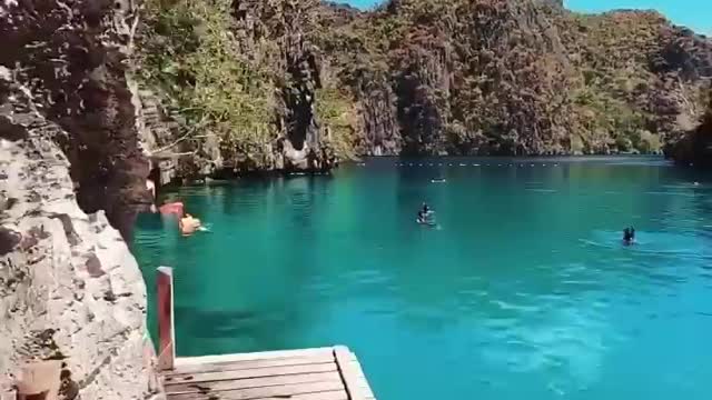 Lago Kayangan, Coron, Palawan, Filipinas 💦 Quem você lavaria Via